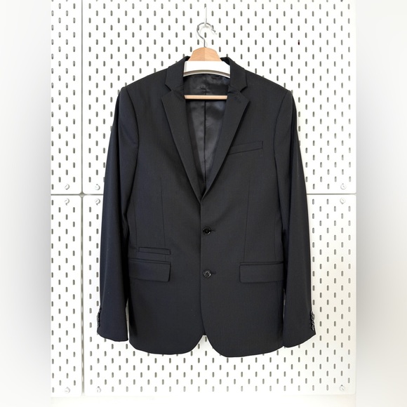 Express Other - Express Black Men's Wool Blend Photographer Fitted Suit Jacket